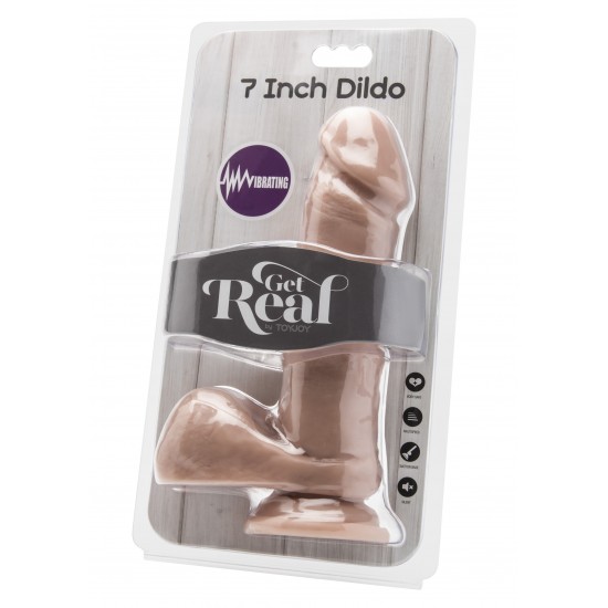 Dildo 7in. with Balls Vibrator