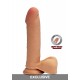 Dual Density Dildo 8inch Balls