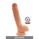 Dual Density Dildo 9inch Balls