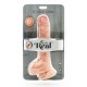 Dual Density Dildo 9inch Balls