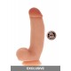 Silicone Dildo 7 inch w Balls