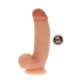 Silicone Dildo 7 inch w Balls