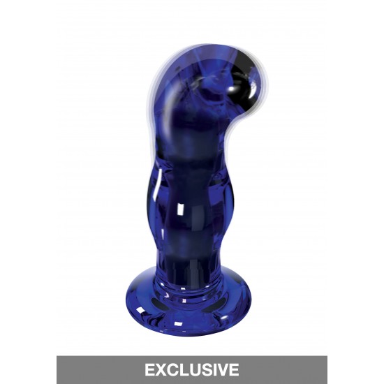 Gleaming Vibrating Glass Plug