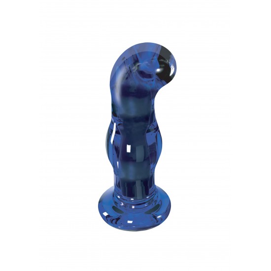 Gleaming Vibrating Glass Plug