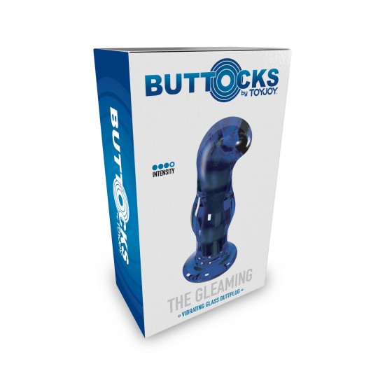 Gleaming Vibrating Glass Plug
