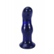 Gleaming Vibrating Glass Plug
