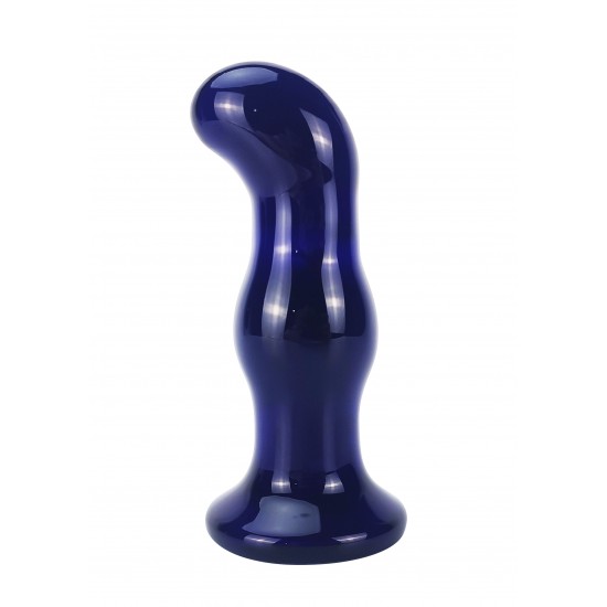 Gleaming Vibrating Glass Plug
