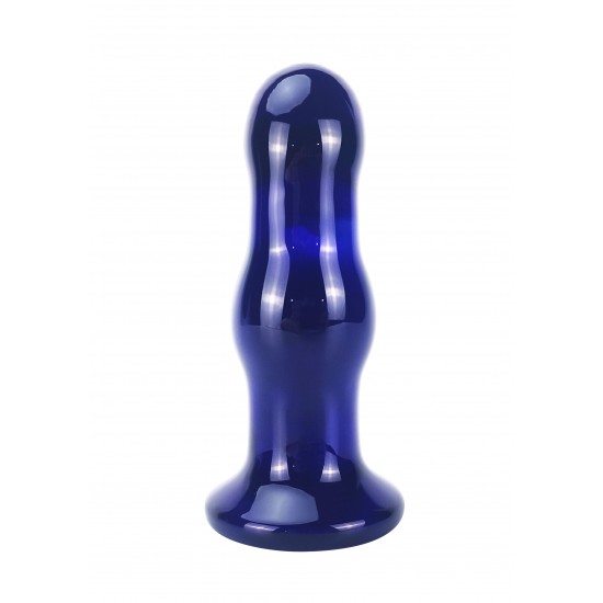 Gleaming Vibrating Glass Plug