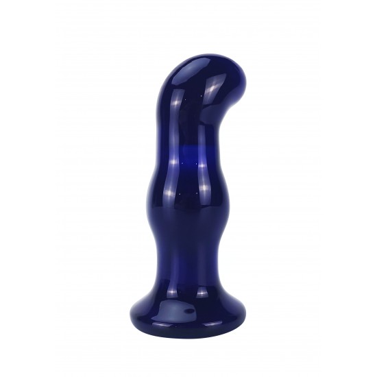 Gleaming Vibrating Glass Plug