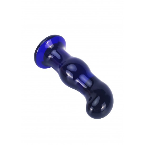 Gleaming Vibrating Glass Plug
