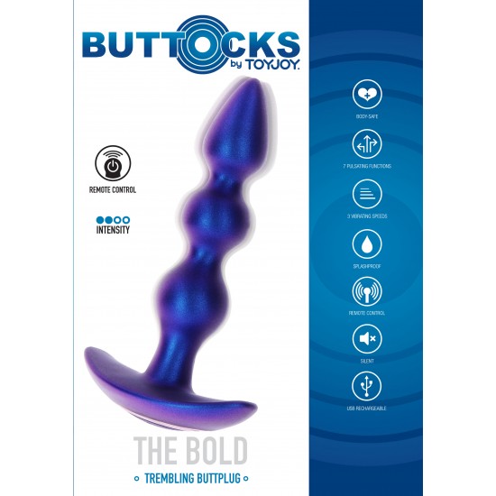 The Bold Beaded Vibr Anal Plug The Bold Beaded Vibr Anal Plug