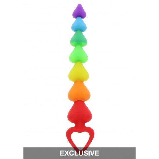 Rainbow Heart Beads Rainbow Heart Beads