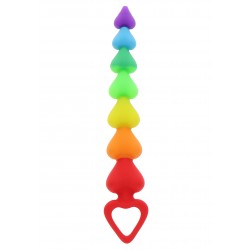 Rainbow Heart Beads