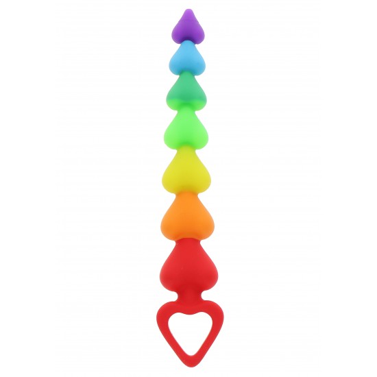 Rainbow Heart Beads Rainbow Heart Beads