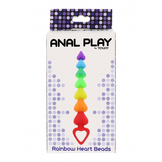 Rainbow Heart Beads Rainbow Heart Beads