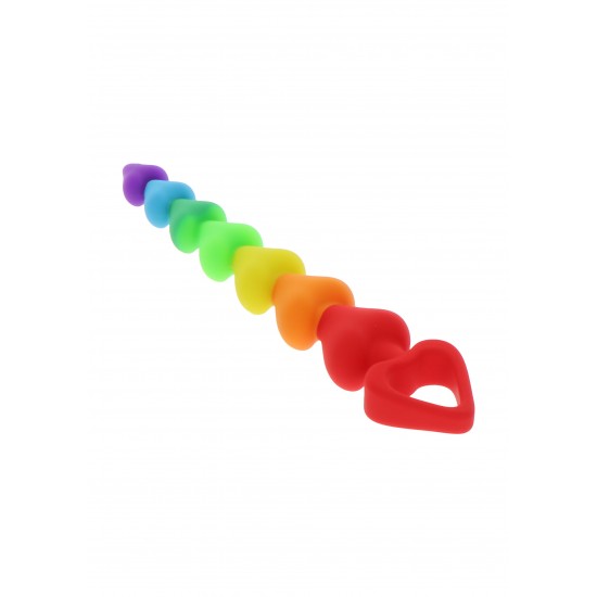 Rainbow Heart Beads Rainbow Heart Beads