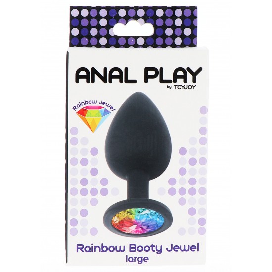Rainbow Booty Jewel Large Rainbow Booty Jewel Large