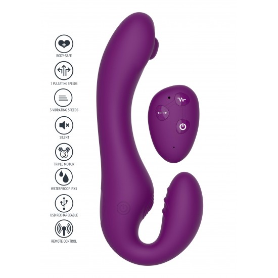 Strapless Strap-On Pulse Vibe