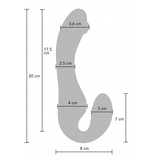 Strapless Strap-On Pulse Vibe
