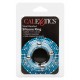 Steel Beaded Silicone Ring L