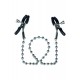 Silver Beaded Nipple Clamps