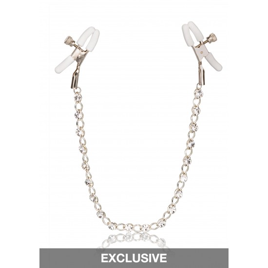 Crystal Chain Nipple Clamps