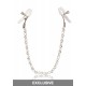 Crystal Chain Nipple Clamps