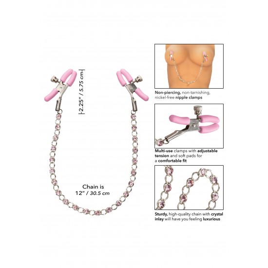 Crystal Chain Nipple Clamps Crystal Chain Nipple Clamps