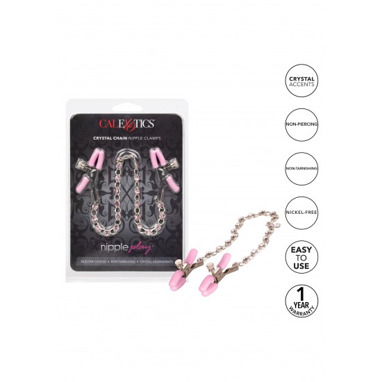 Crystal Chain Nipple Clamps Crystal Chain Nipple Clamps