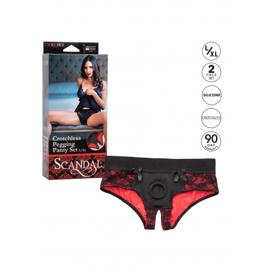 Scandal Crotchless Set L/XL