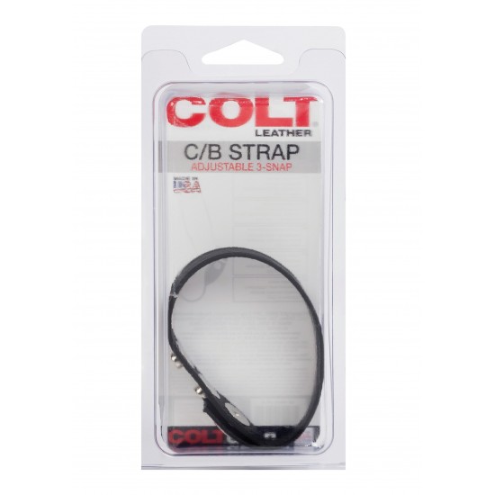 COLT Leather C/B Strap 3-snap