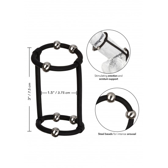 Beaded Silicone Enhancer Cage