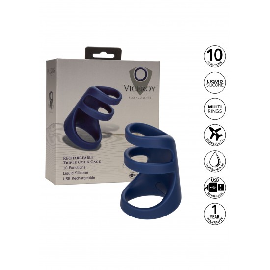 Rechargeable Triple Cock Cage