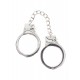 Silver Plated BDSM Handcuffs Silver Plated BDSM Handcuffs