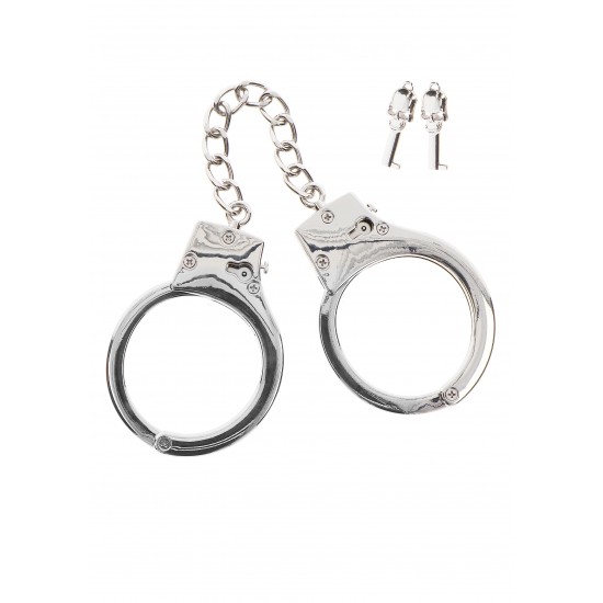 Silver Plated BDSM Handcuffs Silver Plated BDSM Handcuffs