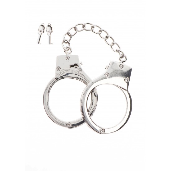Silver Plated BDSM Handcuffs Silver Plated BDSM Handcuffs