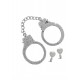Diamond Wrist Cuffs Silver