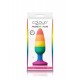 Pleasure Plug Rainbow Medium Pleasure Plug Rainbow Medium