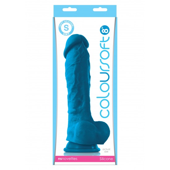 ColourSoft 8 Inch Soft Dildo