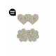Pasties Heart & Flower 2 Pair Pasties Heart & Flower 2 Pair