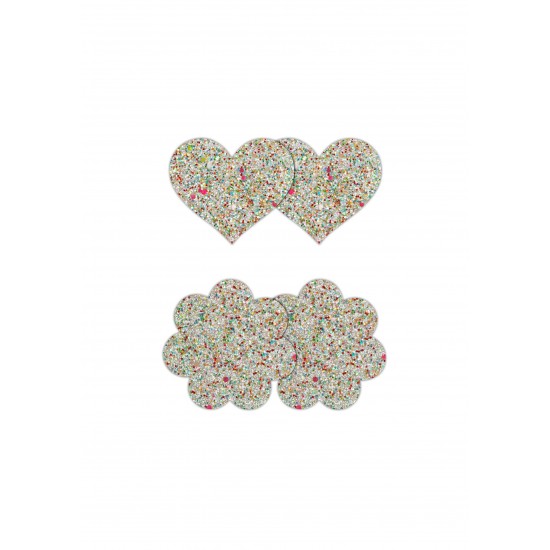 Pasties Heart & Flower 2 Pair Pasties Heart & Flower 2 Pair