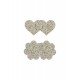 Pasties Heart & Flower 2 Pair Pasties Heart & Flower 2 Pair