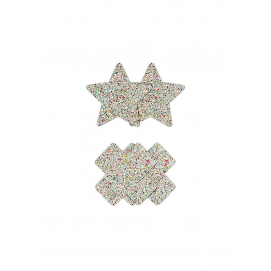 Pasties Star & Cross  2 Pair
