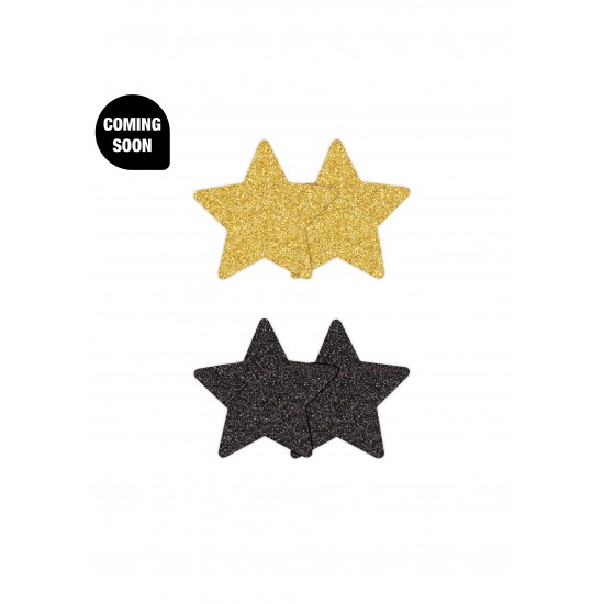 Pasties Glitter Stars 2 Pair