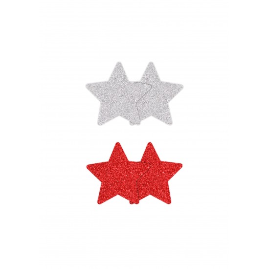 Pasties Glitter Stars 2 Pair