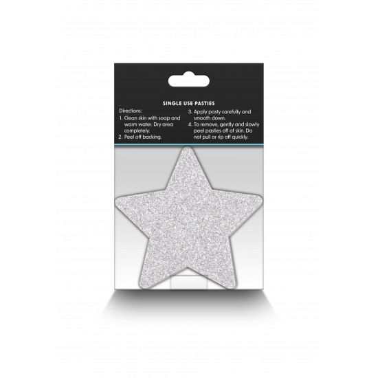 Pasties Glitter Stars 2 Pair