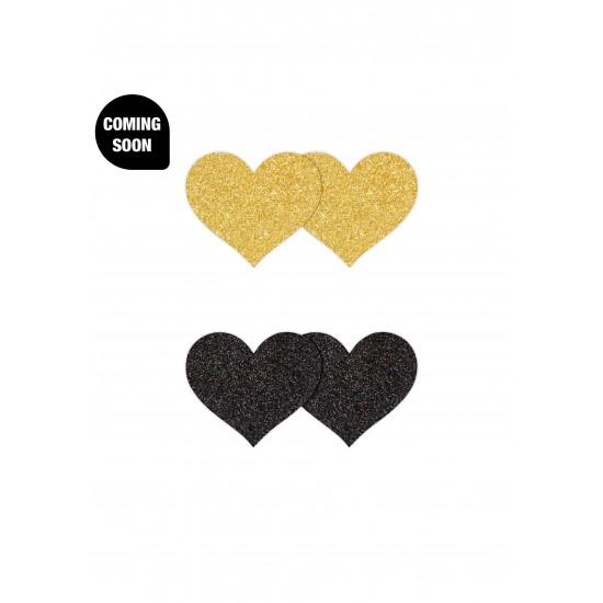 Pasties Glitter Hearts  2 Pair