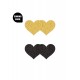 Pasties Glitter Hearts  2 Pair