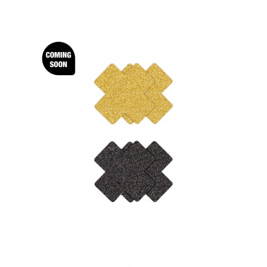 Pasties Glitter Cross 2 Pair