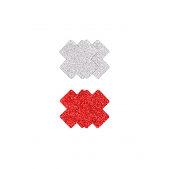 Pasties Glitter Cross 2 Pair